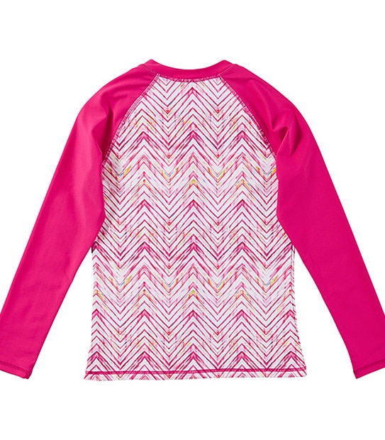 Girls' Piping Hot Long Sleeve Zip Front Rash Vest