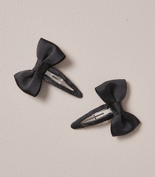 2 Pack Bow Hair Clips 
