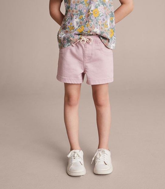 Wonder Denim Drawstring Shorts