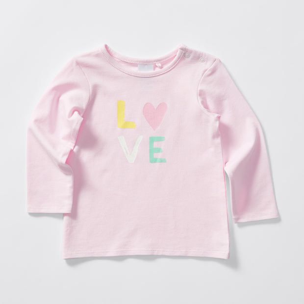Baby Organic Cotton 'Love' Print T-Shirt Baby Organic Cotton 'Love' Print T-Shirt