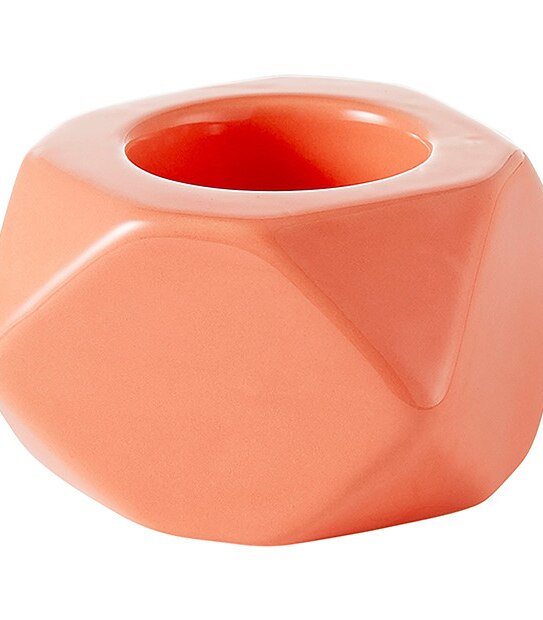 Lisa T Tealight Holder - Peach