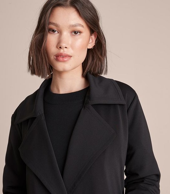 Preview Soft Knit Trench Coat