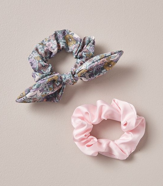 2 Pack Bow Scrunchies