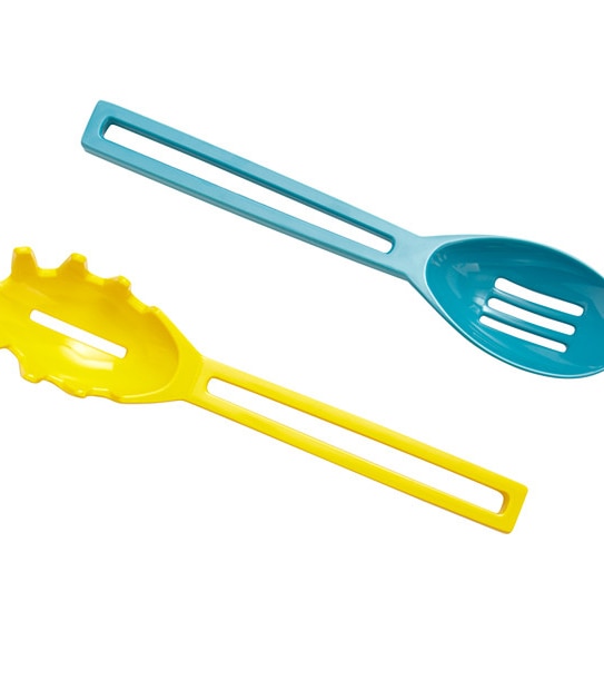 Zak 7 Piece Melamine Utensils Set - Multi-Coloured