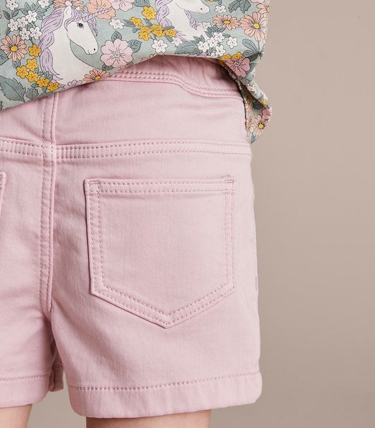 Wonder Denim Drawstring Shorts