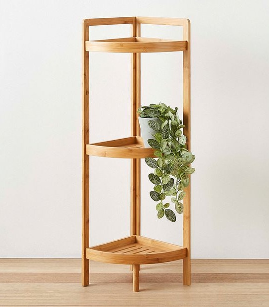 Bamboo Standing Corner Caddy