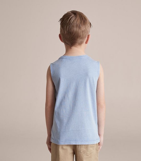 245195_04 SL TANK WASHED TIGER - BEL AIR BLUE