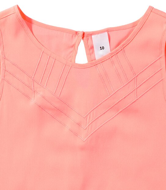 Girls' Embroidered Tank Top