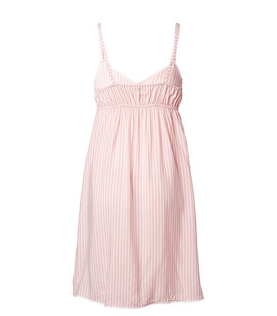 Boho Striped Chemise - Pink