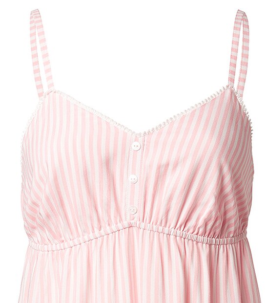 Boho Striped Chemise - Pink