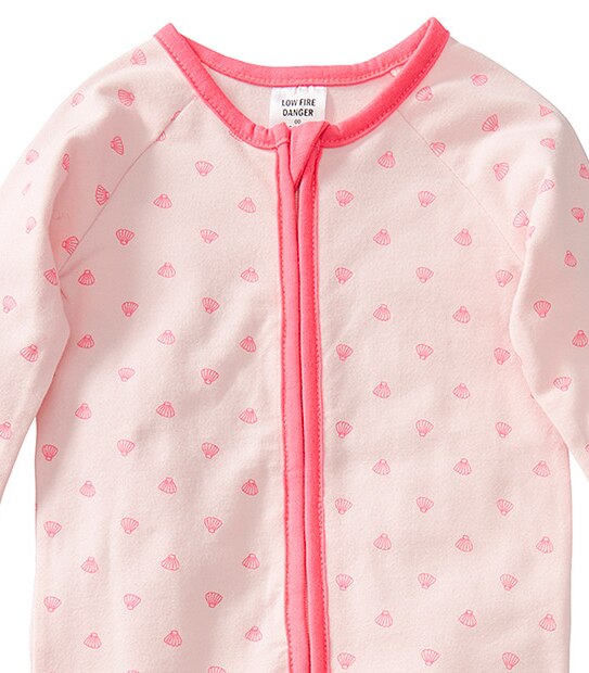 Girls' Shell Print Coverall