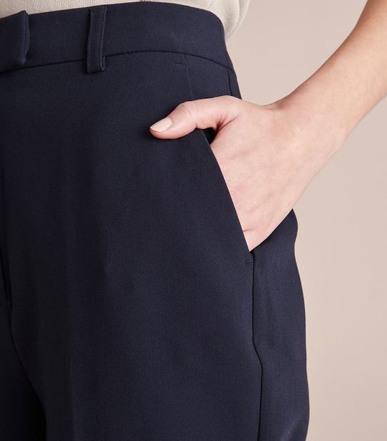Preview High Waist Straight Leg Pants
