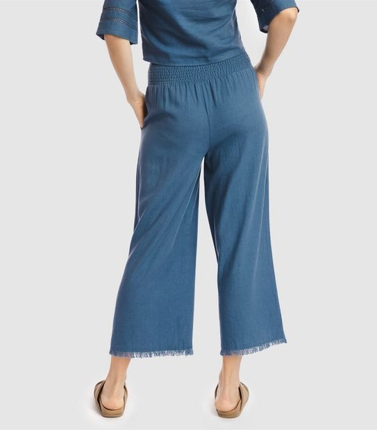 Piping Hot Linen Blended Beach Pants
