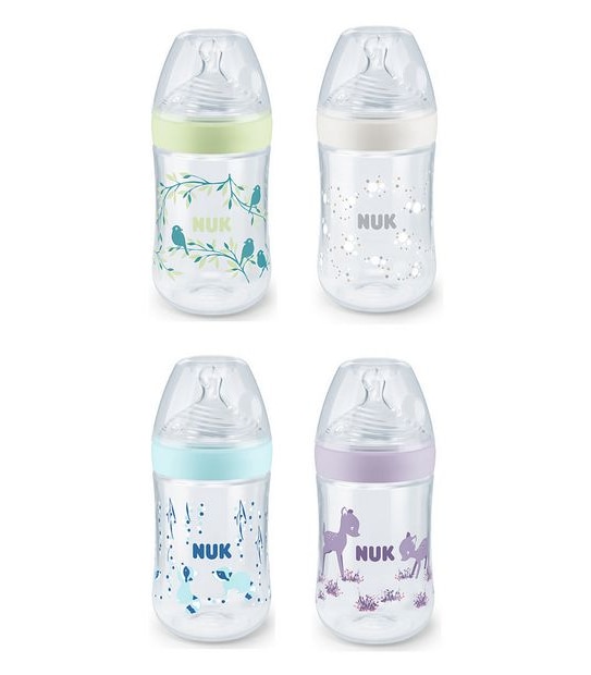 Nuk Biberon Nature Sense PP 0-6 M Silicona 260 Ml