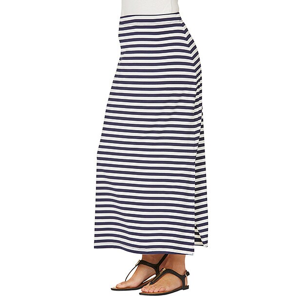 Maxi Skirt - Peacoat / Snow | Target 