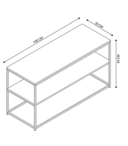 Atticus Entertainment Unit - Black