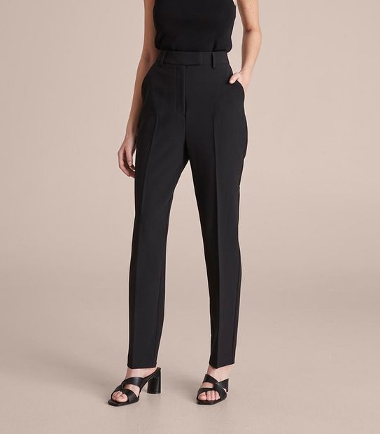 Preview High Waist Straight Leg Pants