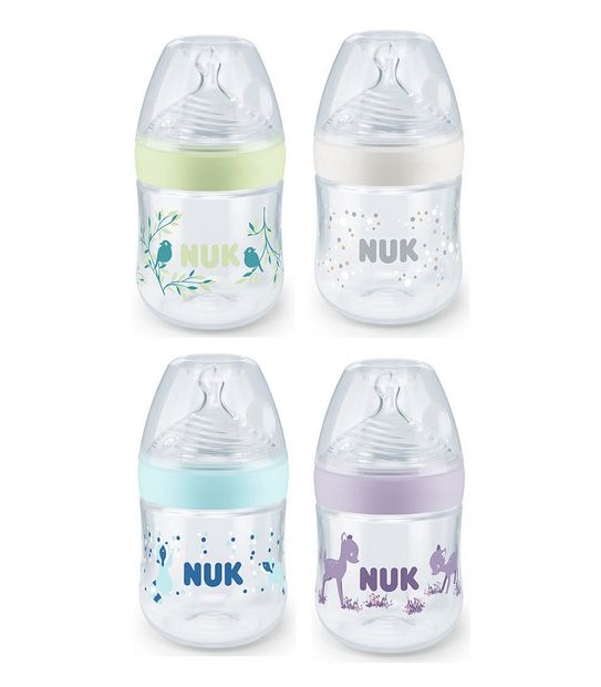 NUK Nature Sense 150ml Baby Bottle with Temperature Control - Assorted*