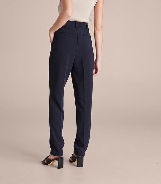 Preview High Waist Straight Leg Pants