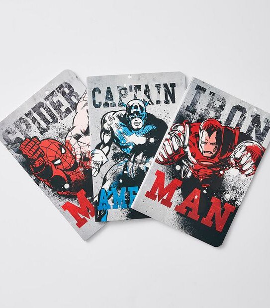 Marvel Comics A5 Notebook - 3 Pack