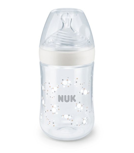 NUK Nature Sense 260ml Baby Bottle with Temperature Control - Assorted*