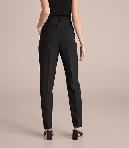 Preview High Waist Straight Leg Pants