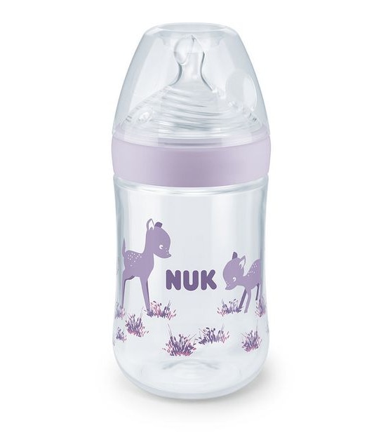 NUK Nature Sense 260ml Baby Bottle with Temperature Control - Assorted*