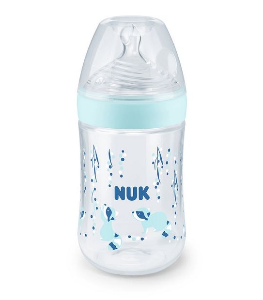 NUK Nature Sense 260ml Baby Bottle with Temperature Control - Assorted*