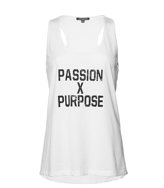 Active Passion X Purpose Tank - White