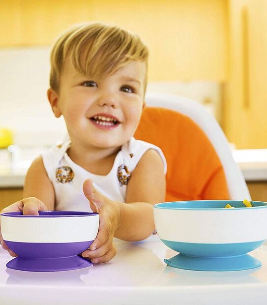 Munchkin Brica Stay Put Suction Bowls 3 Pack