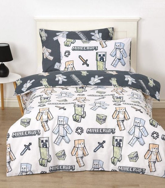 Minecraft Creeper Quilt Cover Set