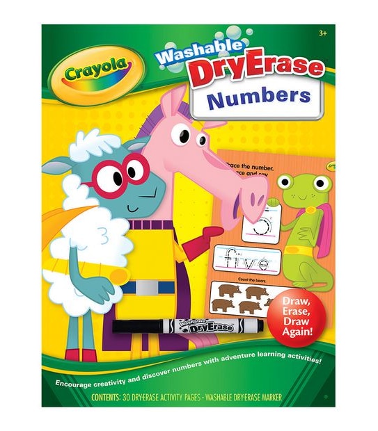 Crayola Washable Dry-Erase Numbers