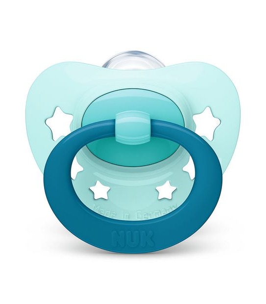 NUK Signature Silicone Soother - 2 Pack - 0-6months - Assorted*