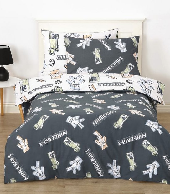 Minecraft Creeper Quilt Cover Set