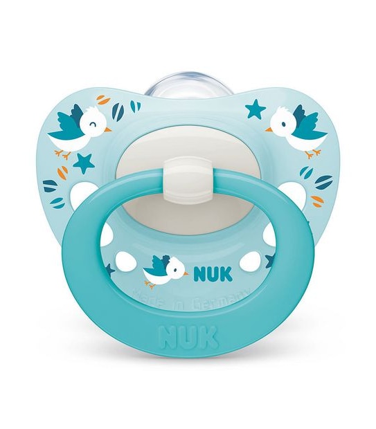 NUK Signature Silicone Soother - 2 Pack - 0-6months - Assorted*
