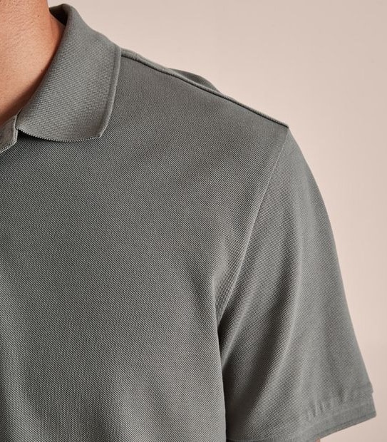 Pique Polo Top
