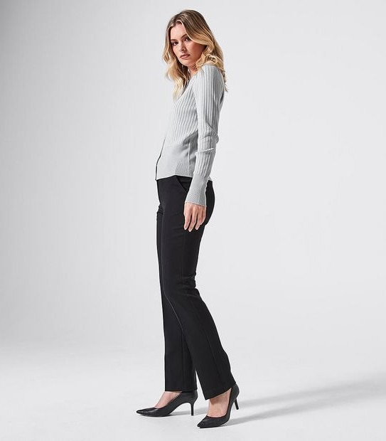 Rib Crew Cardigan