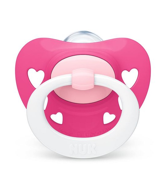NUK Signature Silicone Soother - 2 Pack - 6-18months - Assorted*