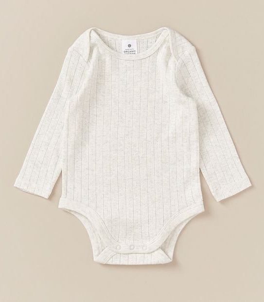 Baby Organic Cotton Pointelle Bodysuit