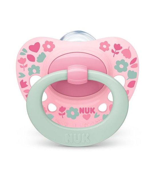 NUK Signature Silicone Soother - 2 Pack - 6-18months - Assorted*