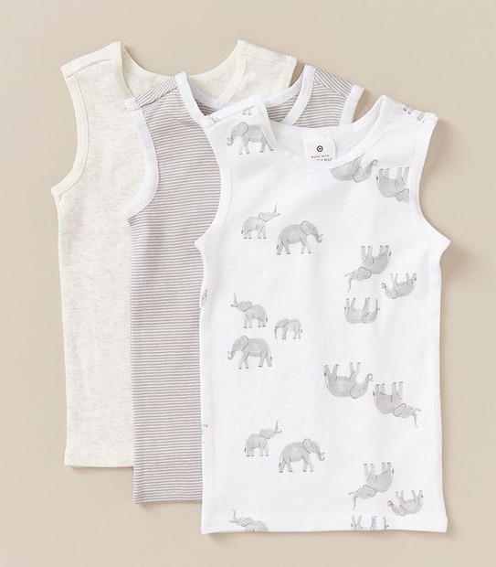 Baby 3 Pack Vests