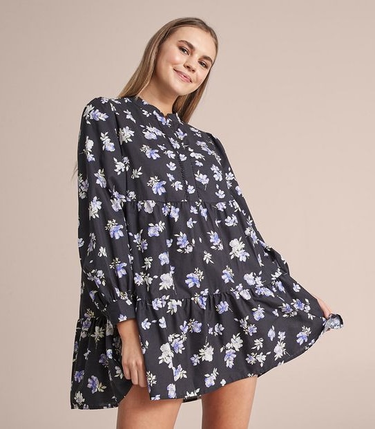 Lily Loves Tiered Smock Mini Dress
