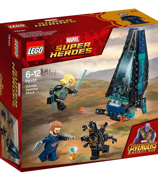 LEGO&reg; Marvel Super Heroes Outrider Dropship Attack 76101