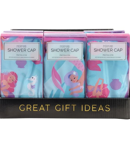 Mermaid Shower Cap Assorted