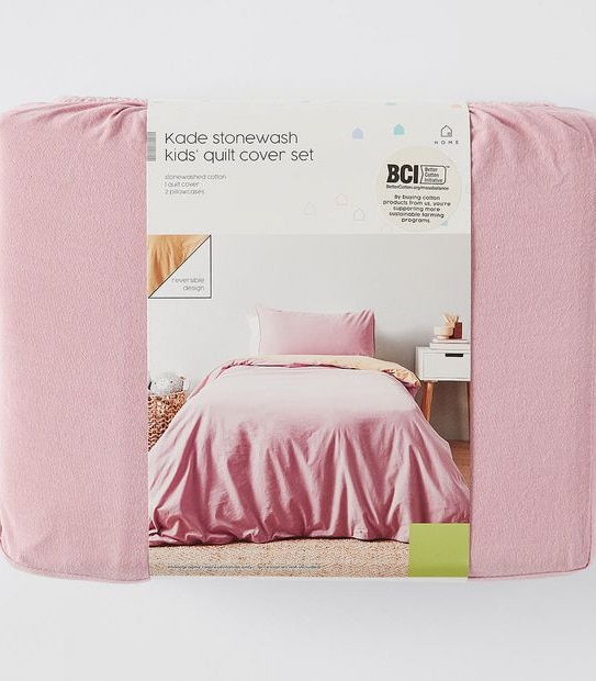 Kade Stonewash Quilt Cover Set