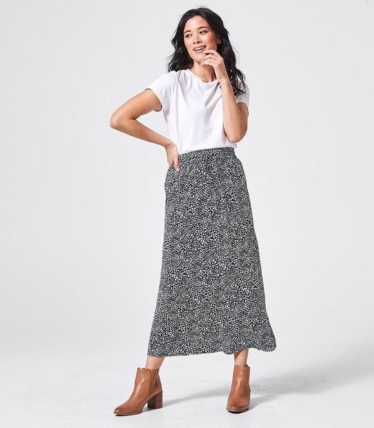 Bias Cut Slip Skirt