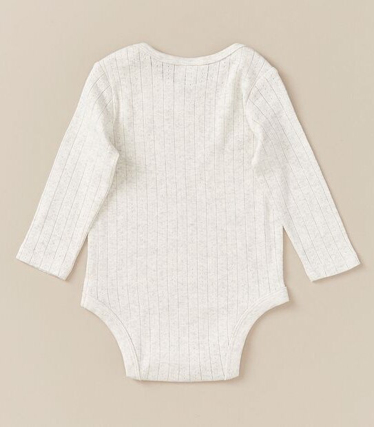 Baby Organic Cotton Pointelle Bodysuit