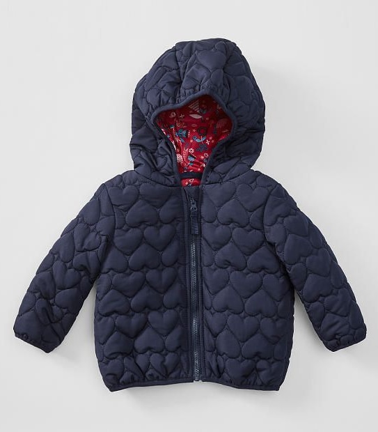 Baby Quilted Parker - Navy