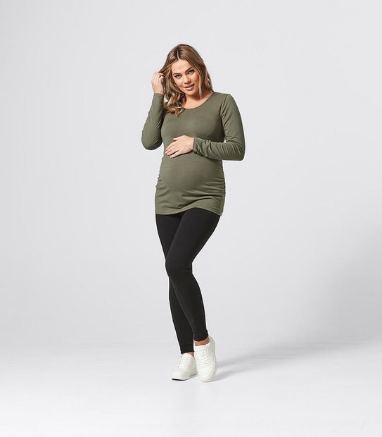 Maternity Over The Belly Ponte Leggings