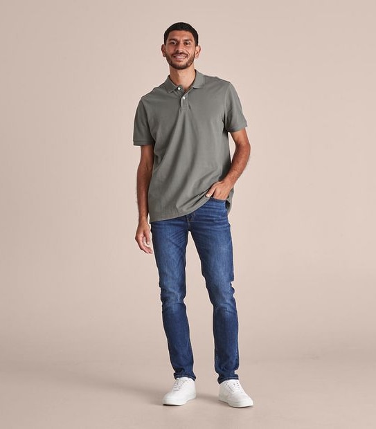 Pique Polo Top